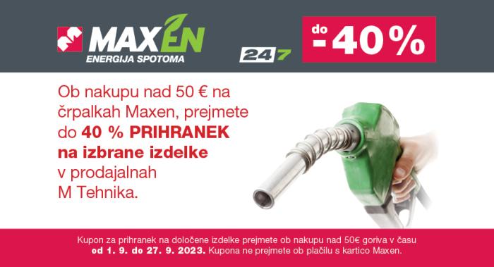 Toči na Maxenu, prihrani v M Tehniki